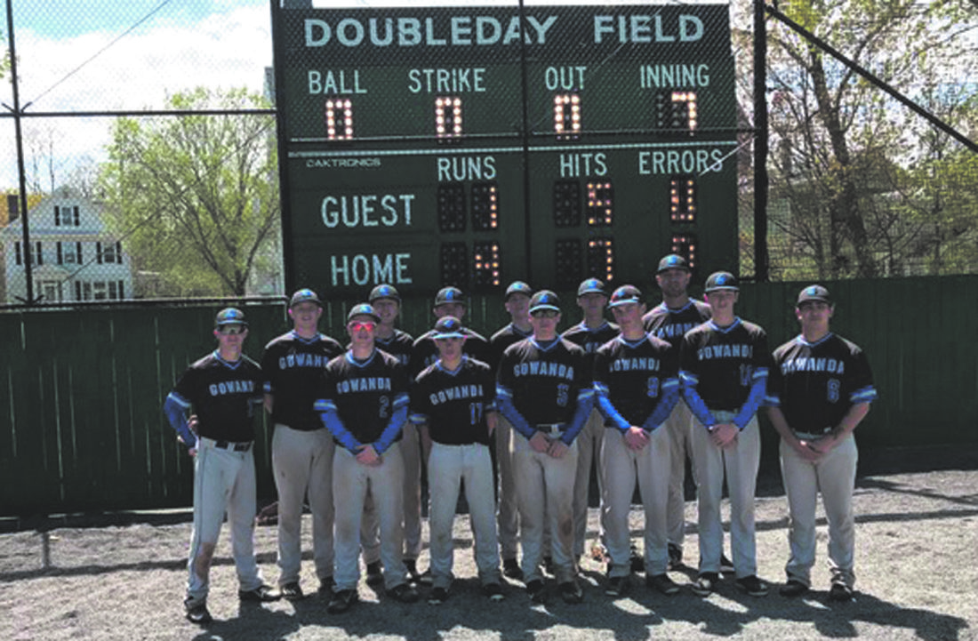 Gowanda beats Dunkirk at MLB Hall of Fame on Doubleday Field News